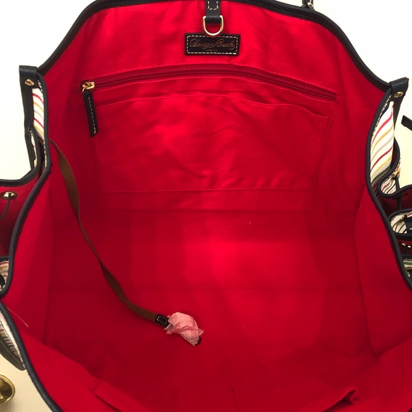 Dooney & Bourke Bags Dooney Bourke Watercolor Striped Tote Nwt